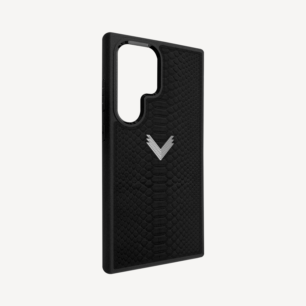Samsung S24 Ultra Phone Case, Python Leather