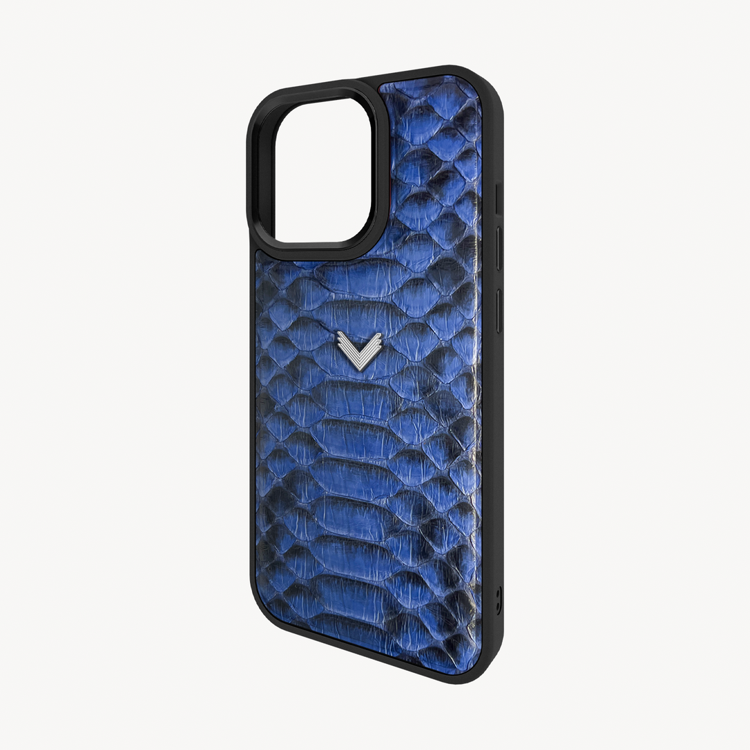 iPhone 13 Pro Max Phone Case, Python Leather