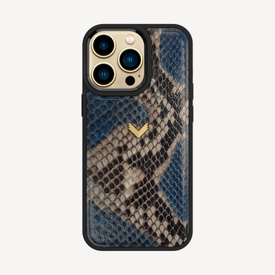 iPhone 14 Pro Max Phone Case, Python Leather