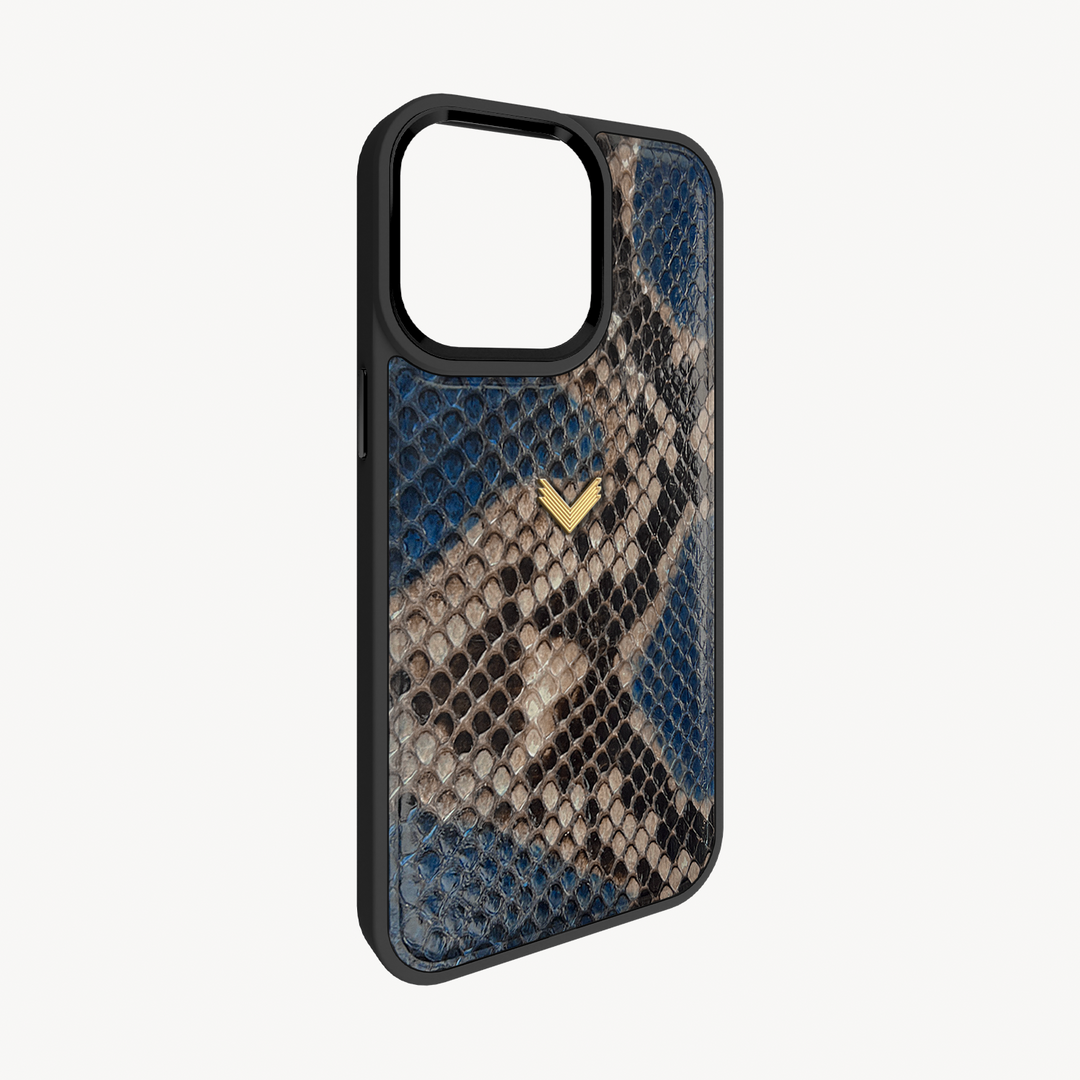 iPhone 13 Pro Phone Case, Python Leather