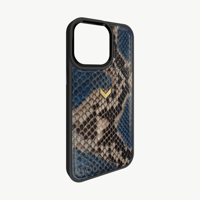 iPhone 14 Pro Max Phone Case, Python Leather
