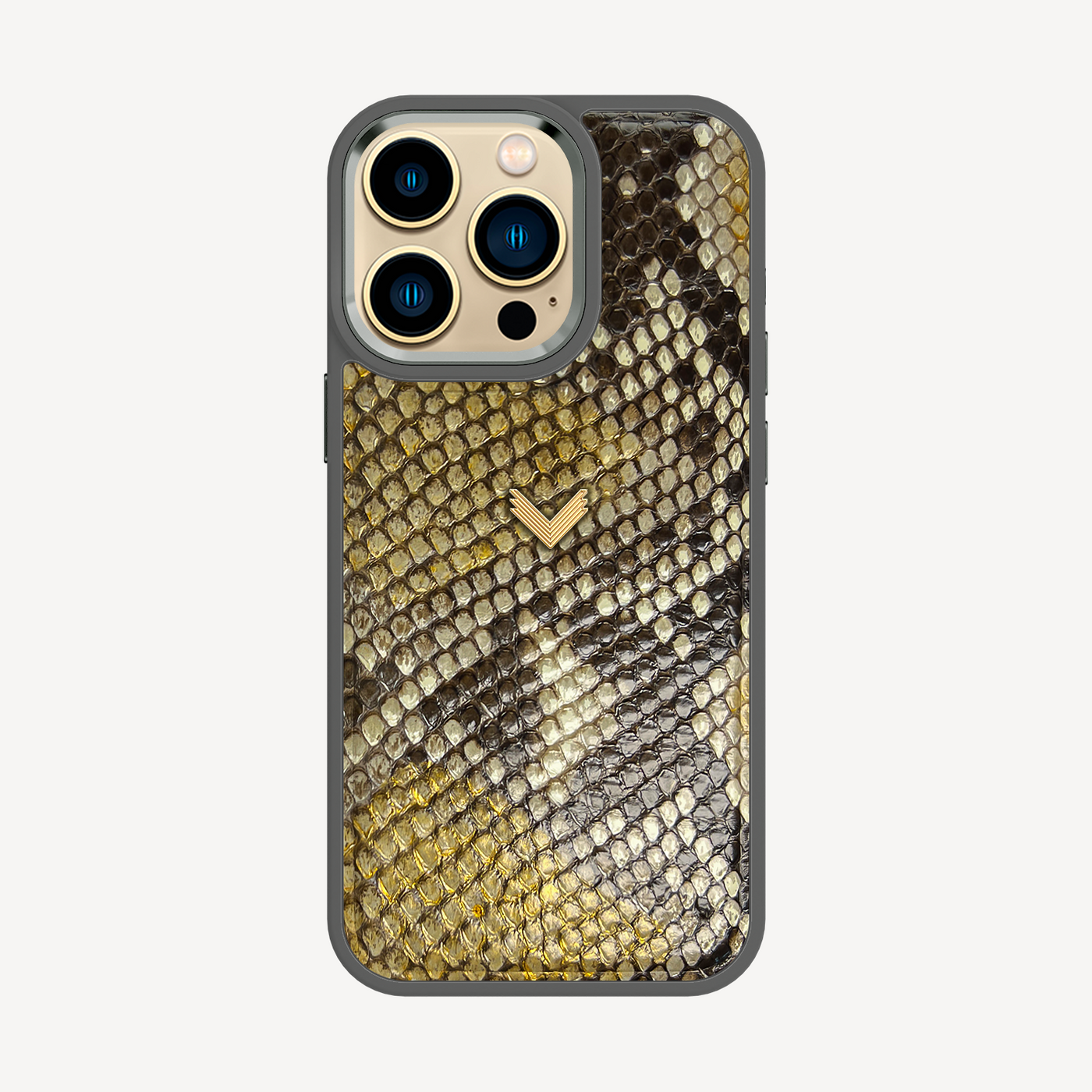 iPhone 14 Pro Max Phone Case, Python Leather