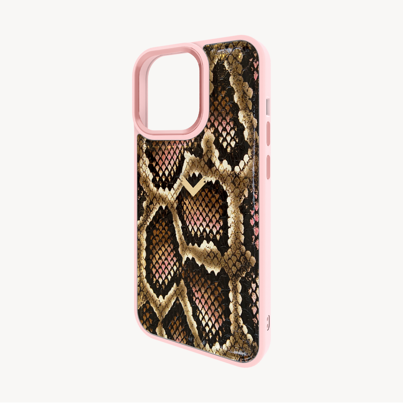 iPhone 14 Pro Phone Case, Python Leather