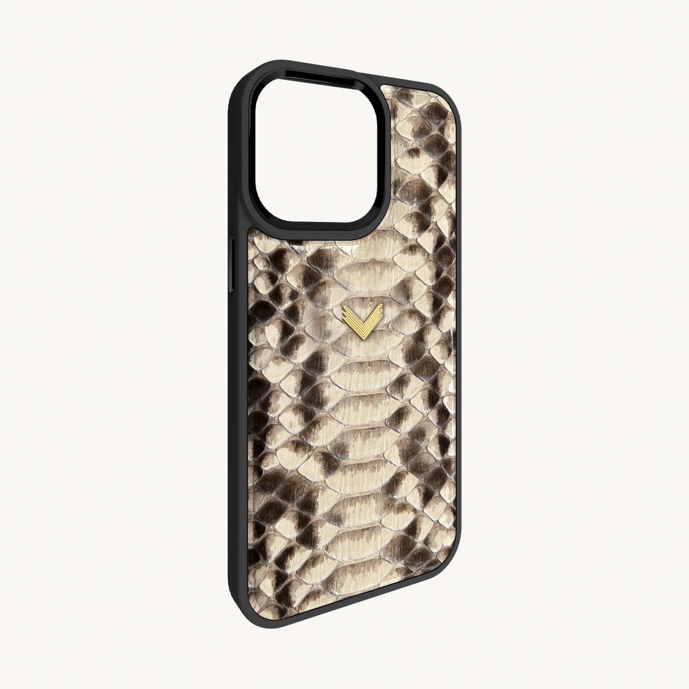 iPhone 15 Pro Max Phone Case, Python Leather