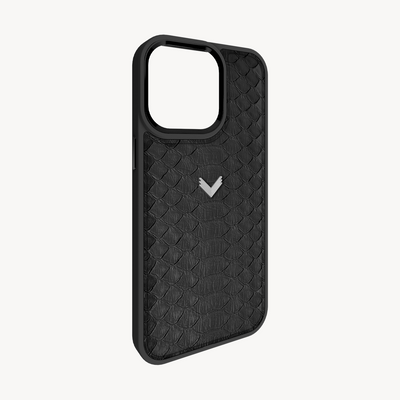 iPhone 15 Pro Max Phone Case, Python Leather