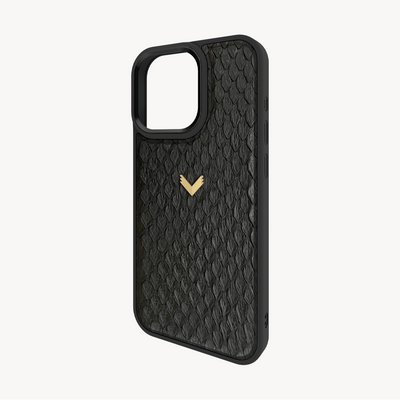 iPhone 15 Pro Max Phone Case, Python Leather