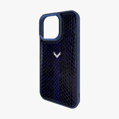 iPhone 15 Pro Max Phone Case, Python Leather