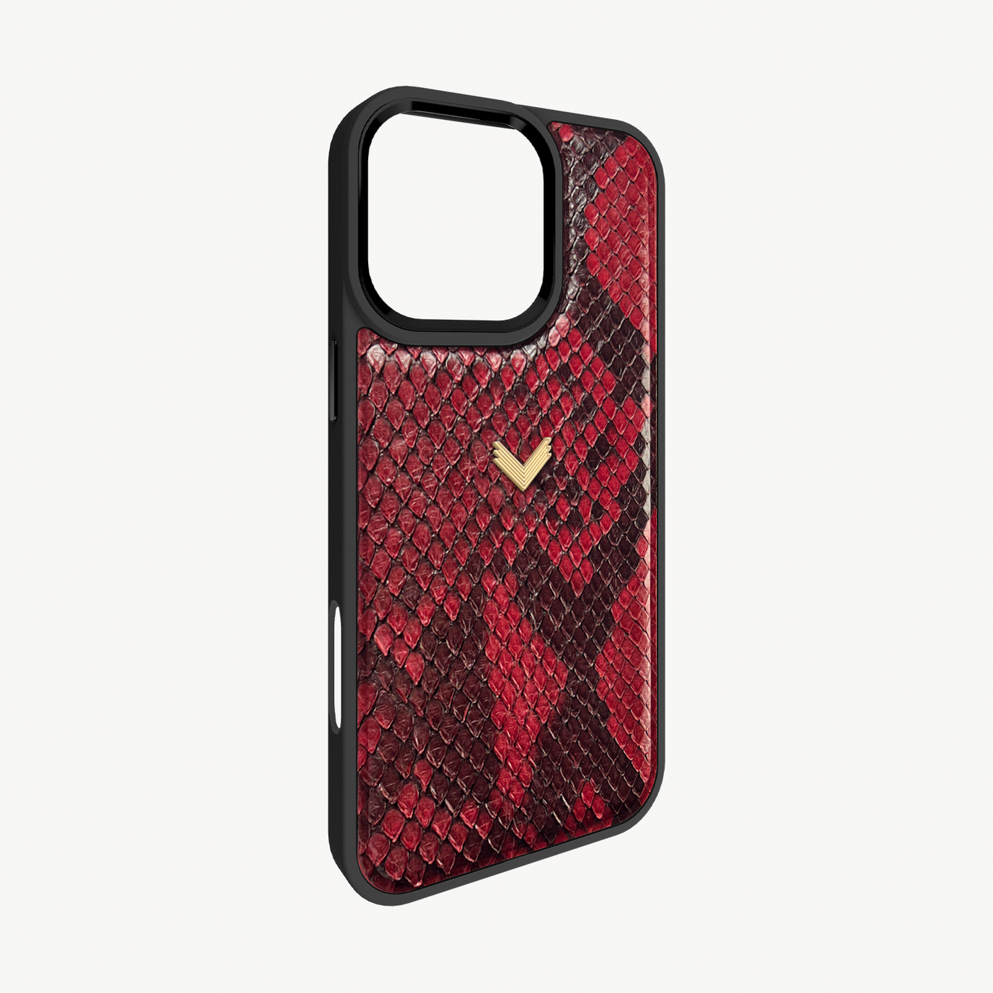 iPhone 16 Pro Phone Case, Python Leather