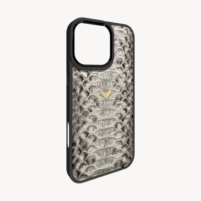 iPhone 16 Pro Max Phone Case, Python Leather