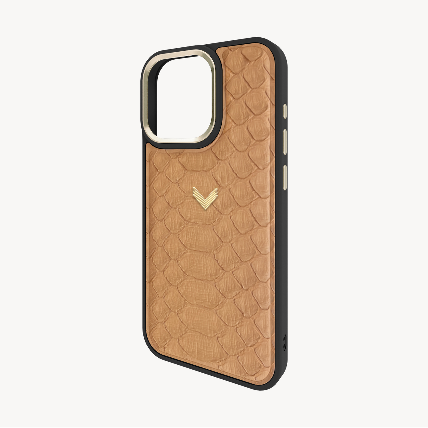 iPhone 16 Pro Max Phone Case, Python Leather