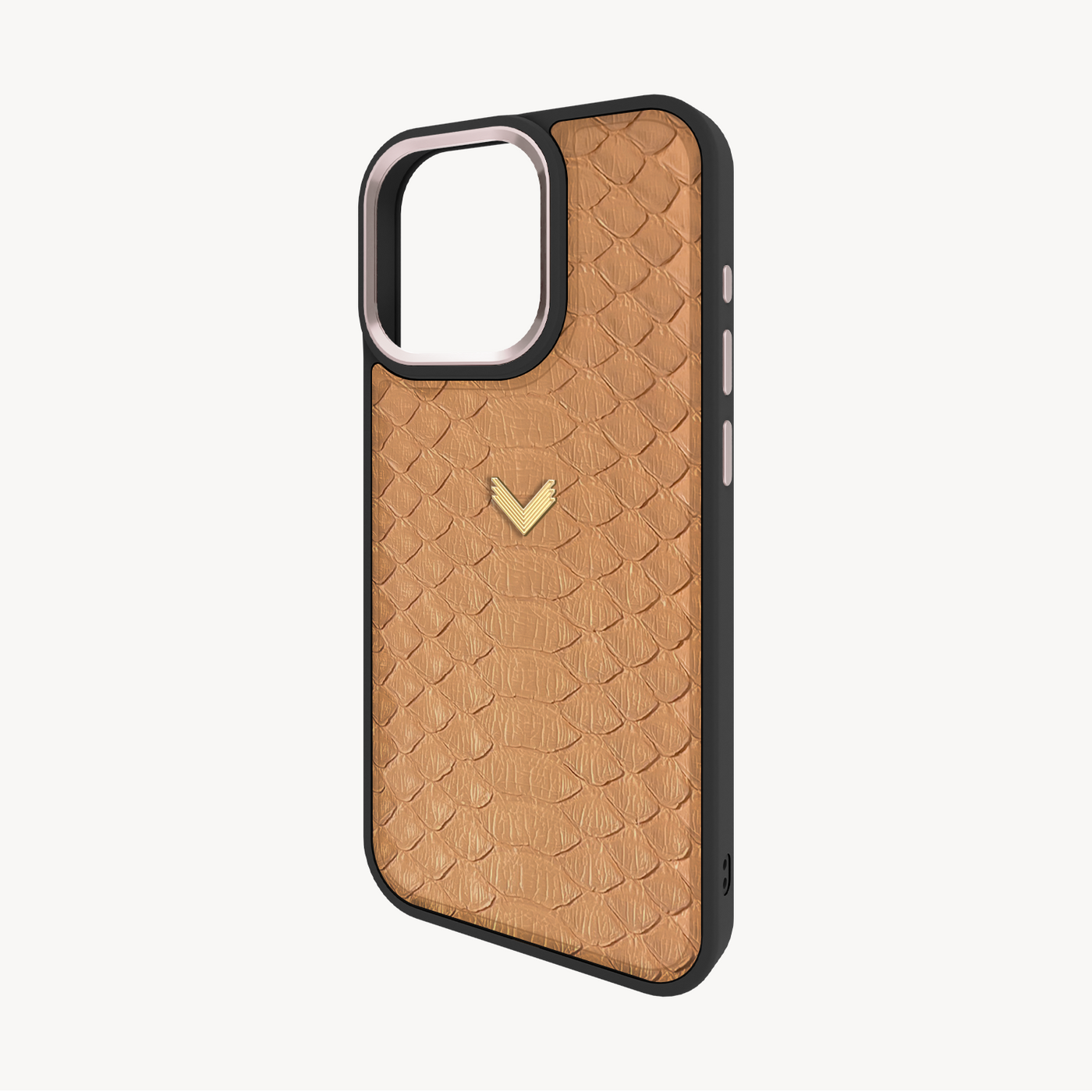 iPhone 16 Pro Max Phone Case, Python Leather