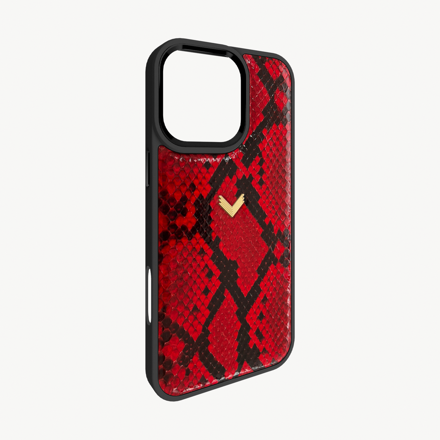 iPhone 16 Pro Max Phone Case, Python Leather