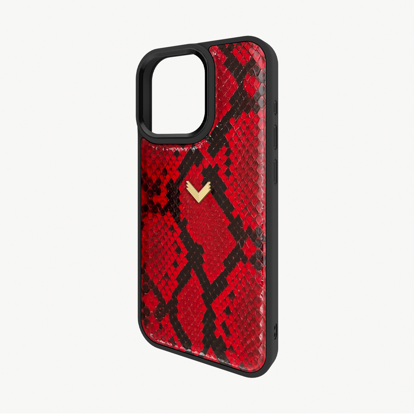 iPhone 16 Pro Max Phone Case, Python Leather