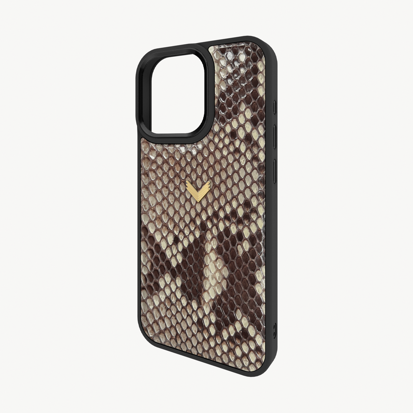 iPhone 16 Pro Phone Case, Python Leather