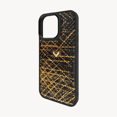 iPhone 16 Pro Max Phone Case, Python Leather