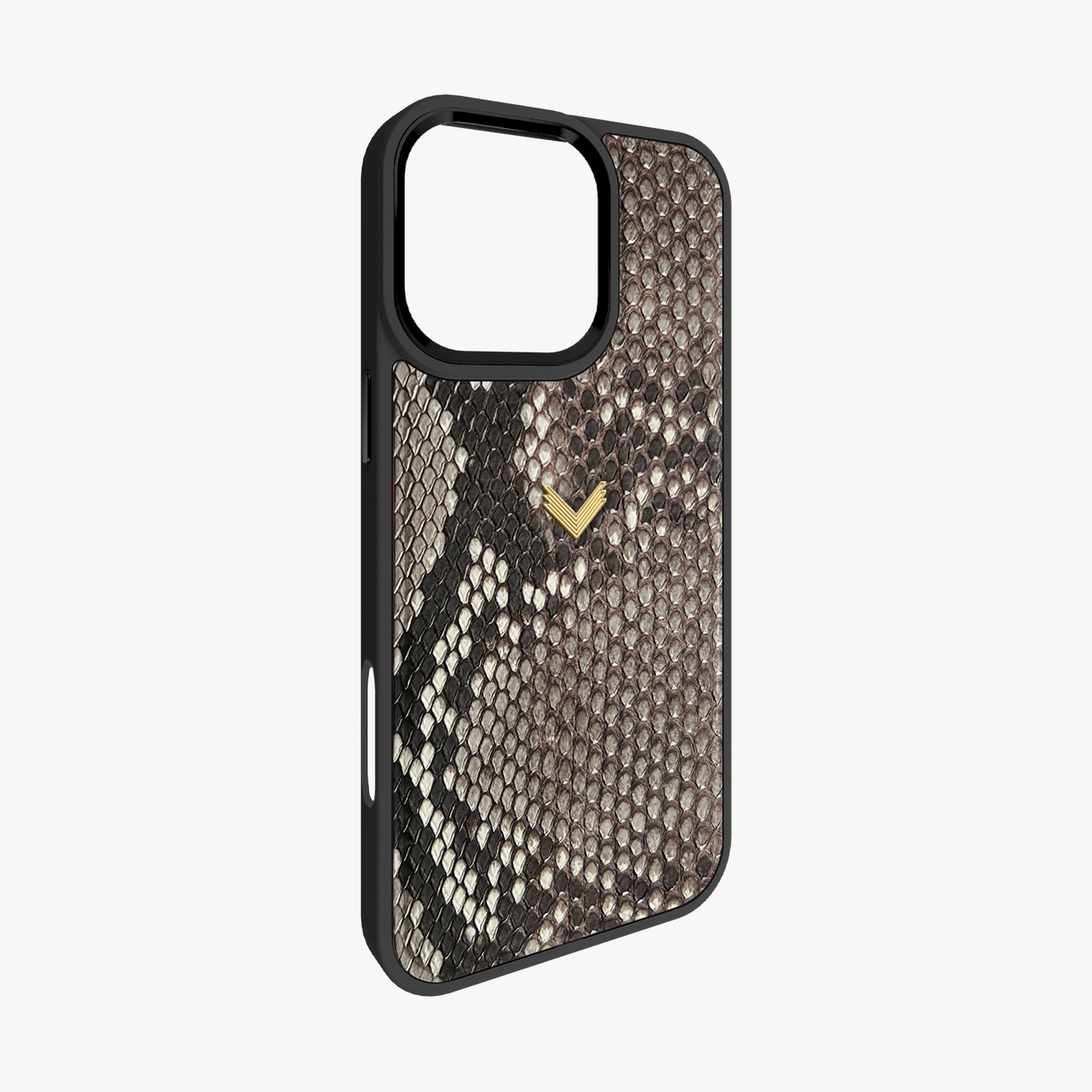 iPhone 16 Pro Max Phone Case, Python Leather