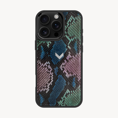 iPhone 16 Pro Max Phone Case, Python Leather