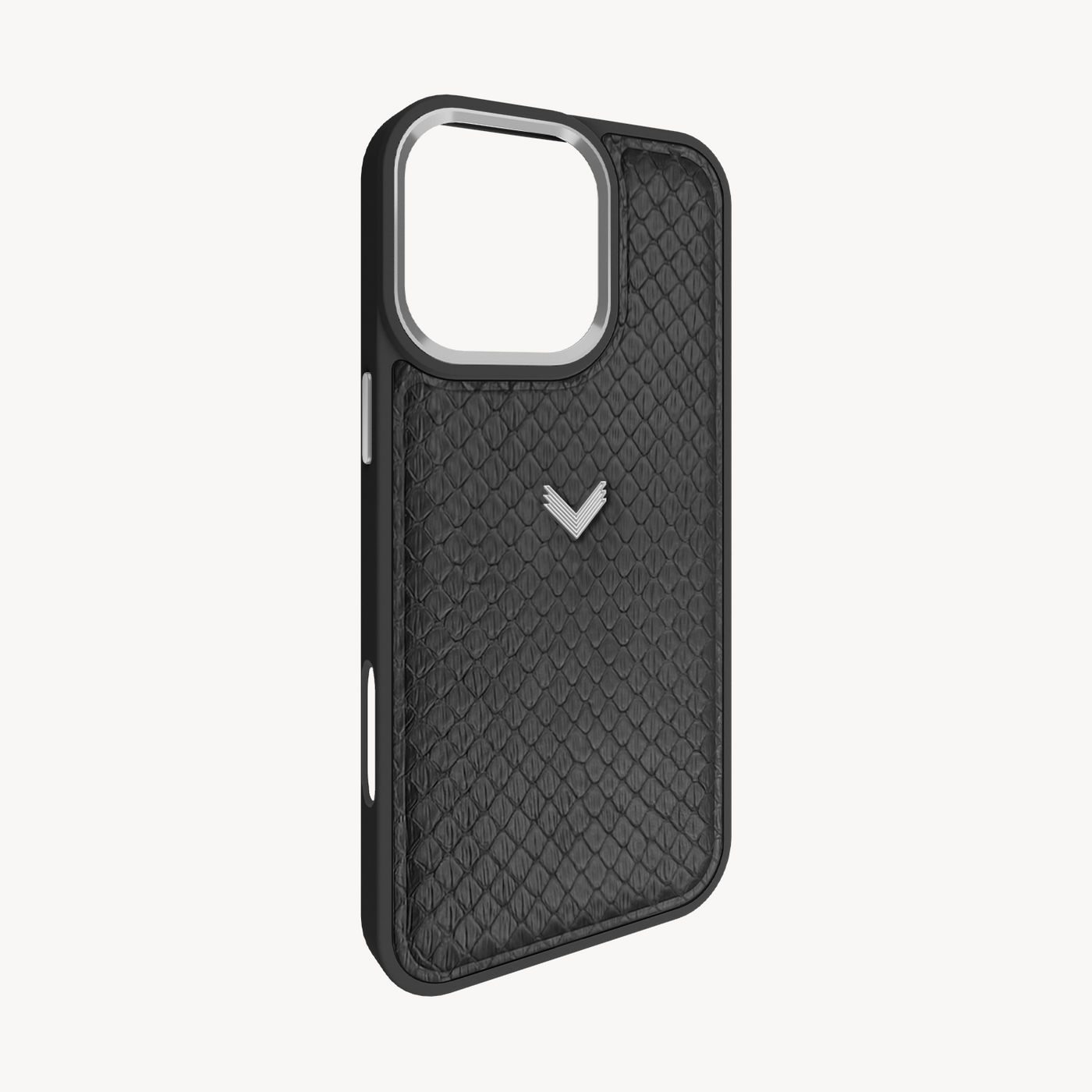 iPhone 16 Pro Max Phone Case, Python Leather