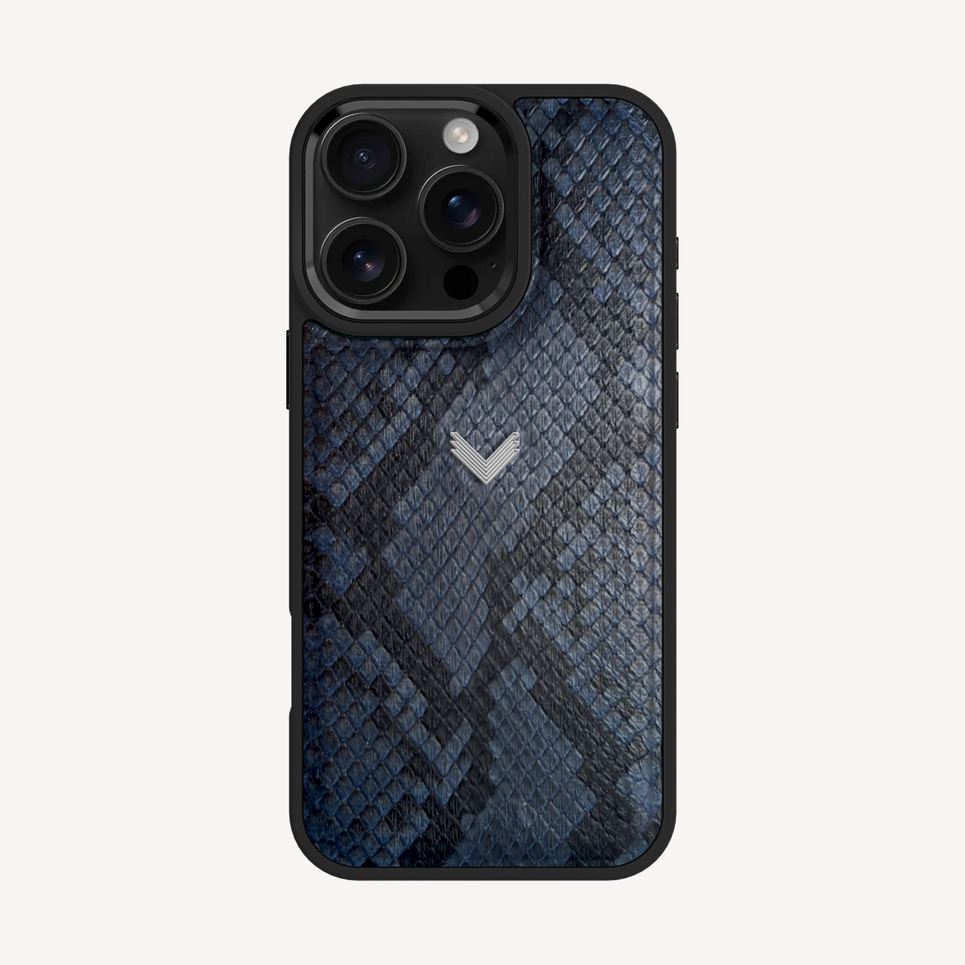 iPhone 16 Pro Max Phone Case, Python Leather