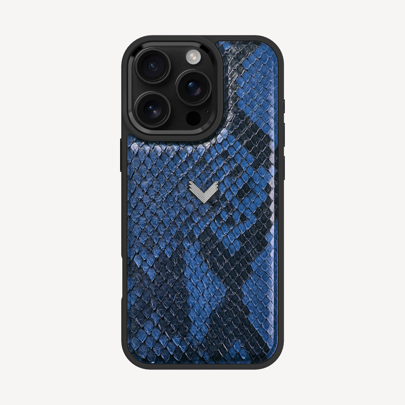 iPhone 16 Pro Max Phone Case, Python Leather