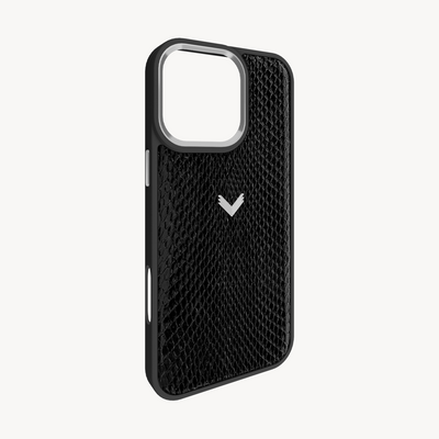 iPhone 16 Pro Max Phone Case, Python Leather