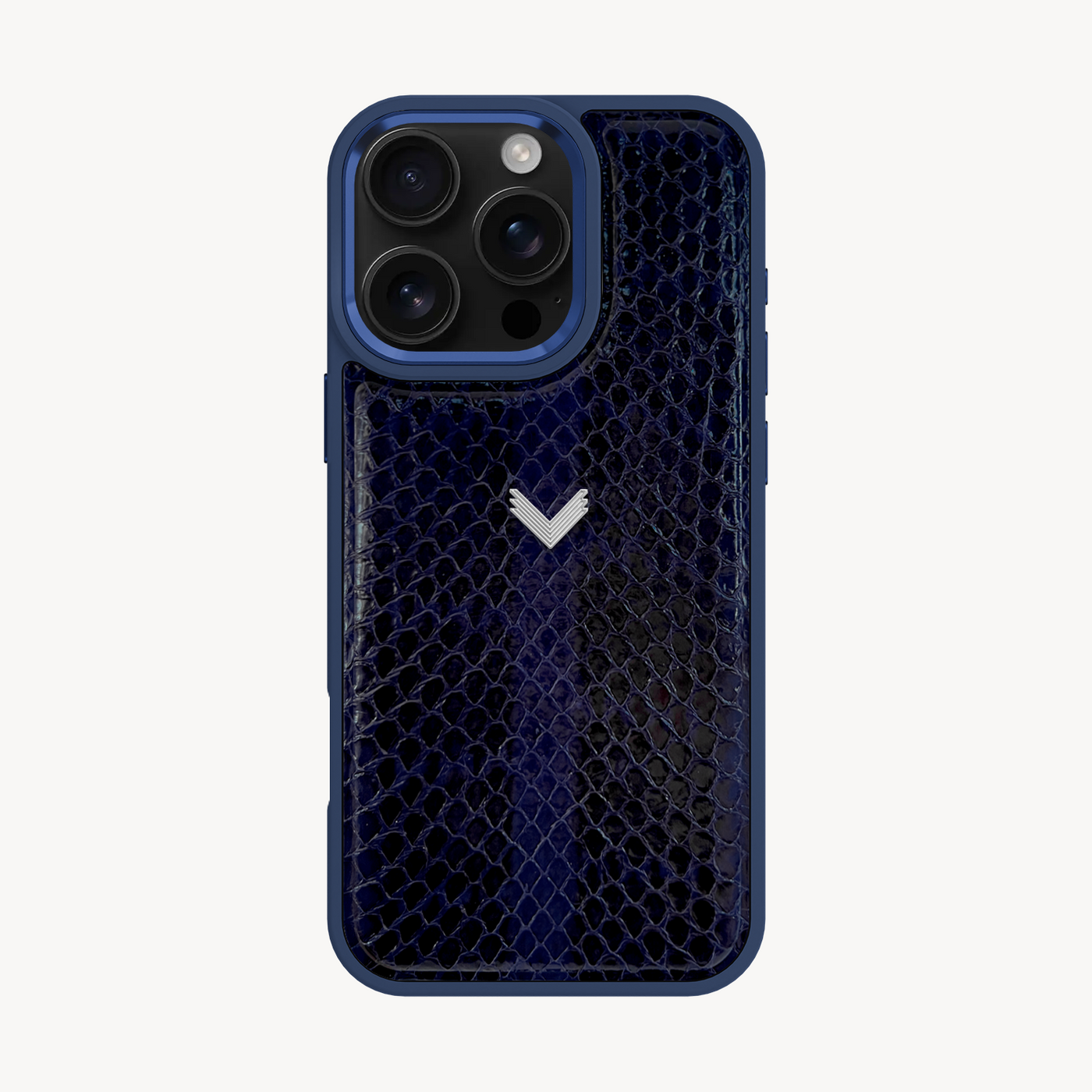 iPhone 16 Pro Phone Case, Python Leather