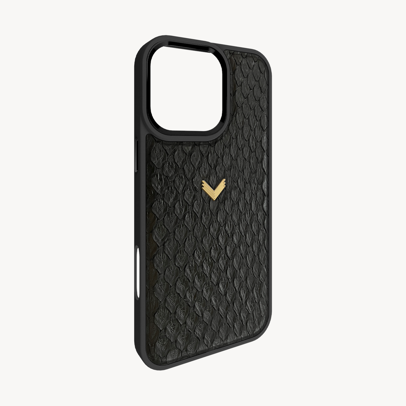 iPhone 16 Pro Max Phone Case, Python Leather