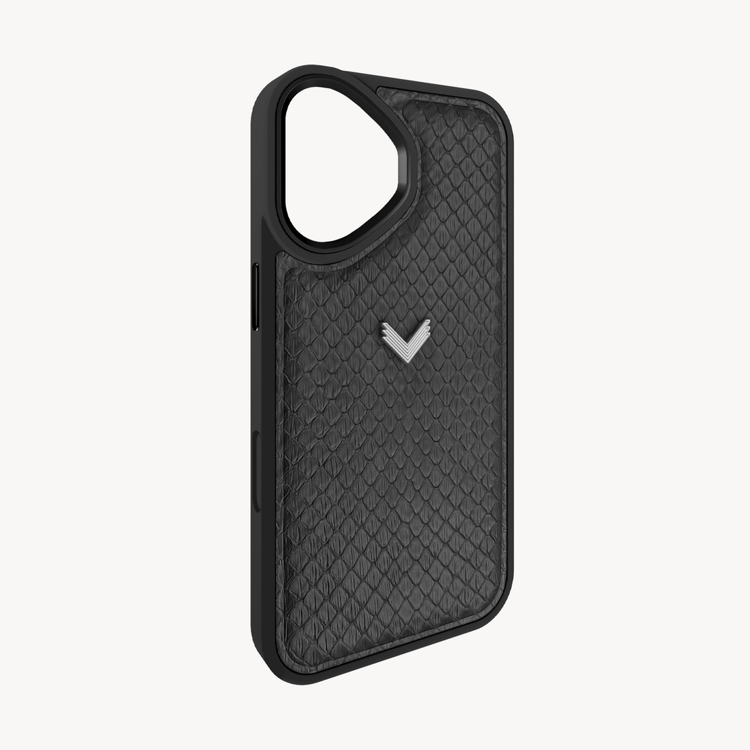 iPhone 17 Phone Case, Python Leather