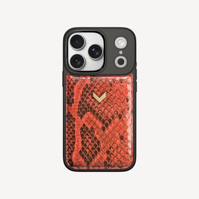 iPhone 17 Pro Phone Case, Python Leather