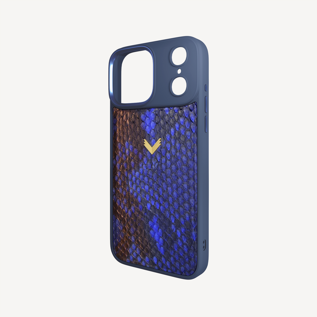 iPhone 17 Pro Phone Case, Python Leather