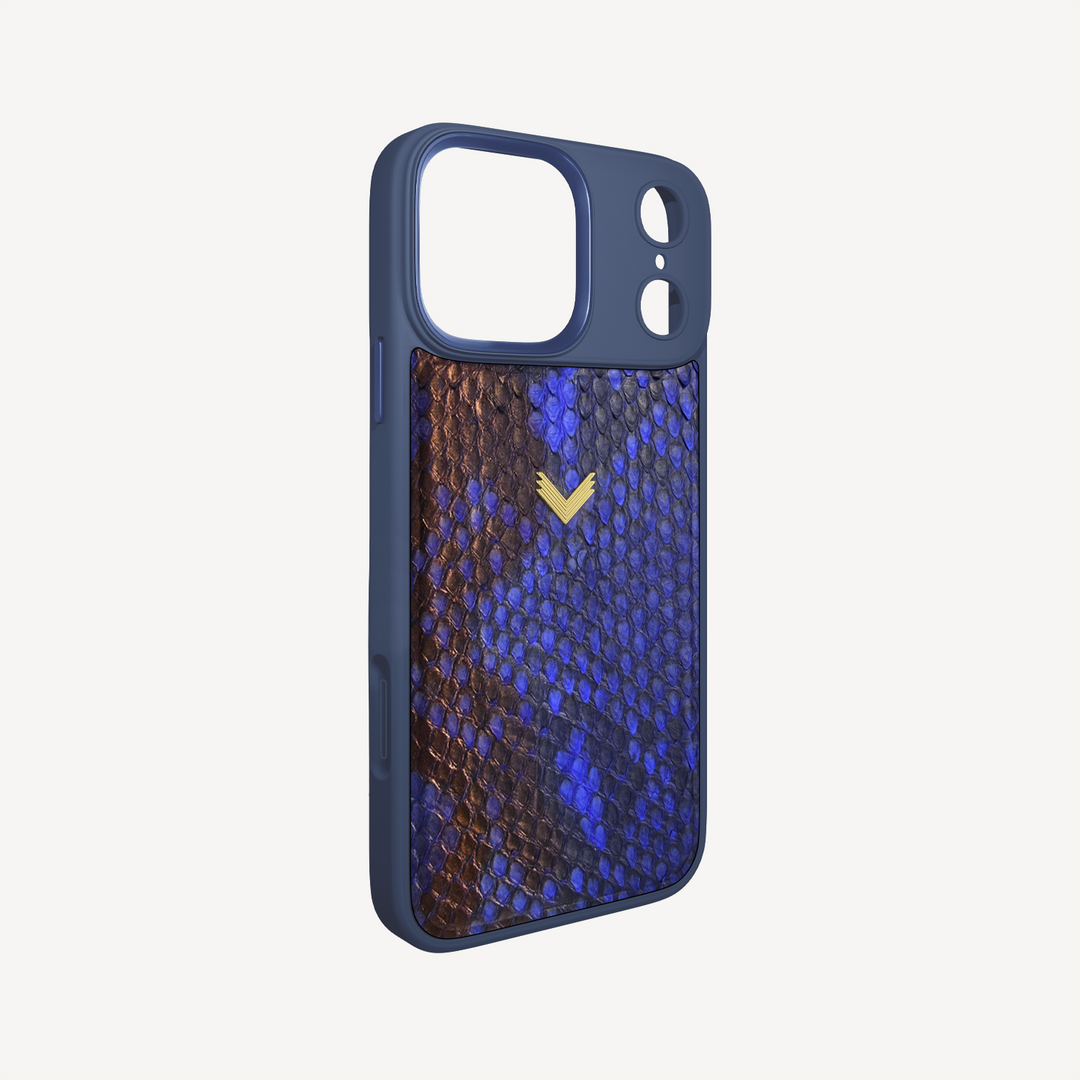 iPhone 17 Pro Phone Case, Python Leather