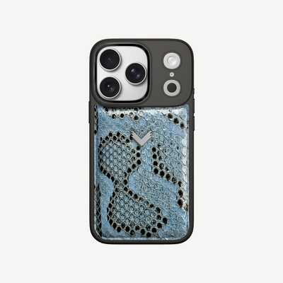 iPhone 17 Pro Phone Case, Python Leather