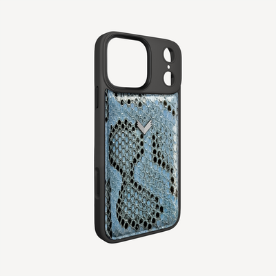 iPhone 17 Pro Phone Case, Python Leather