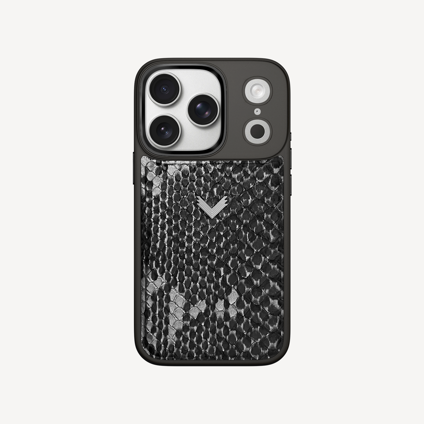 iPhone 17 Pro Phone Case, Python Leather