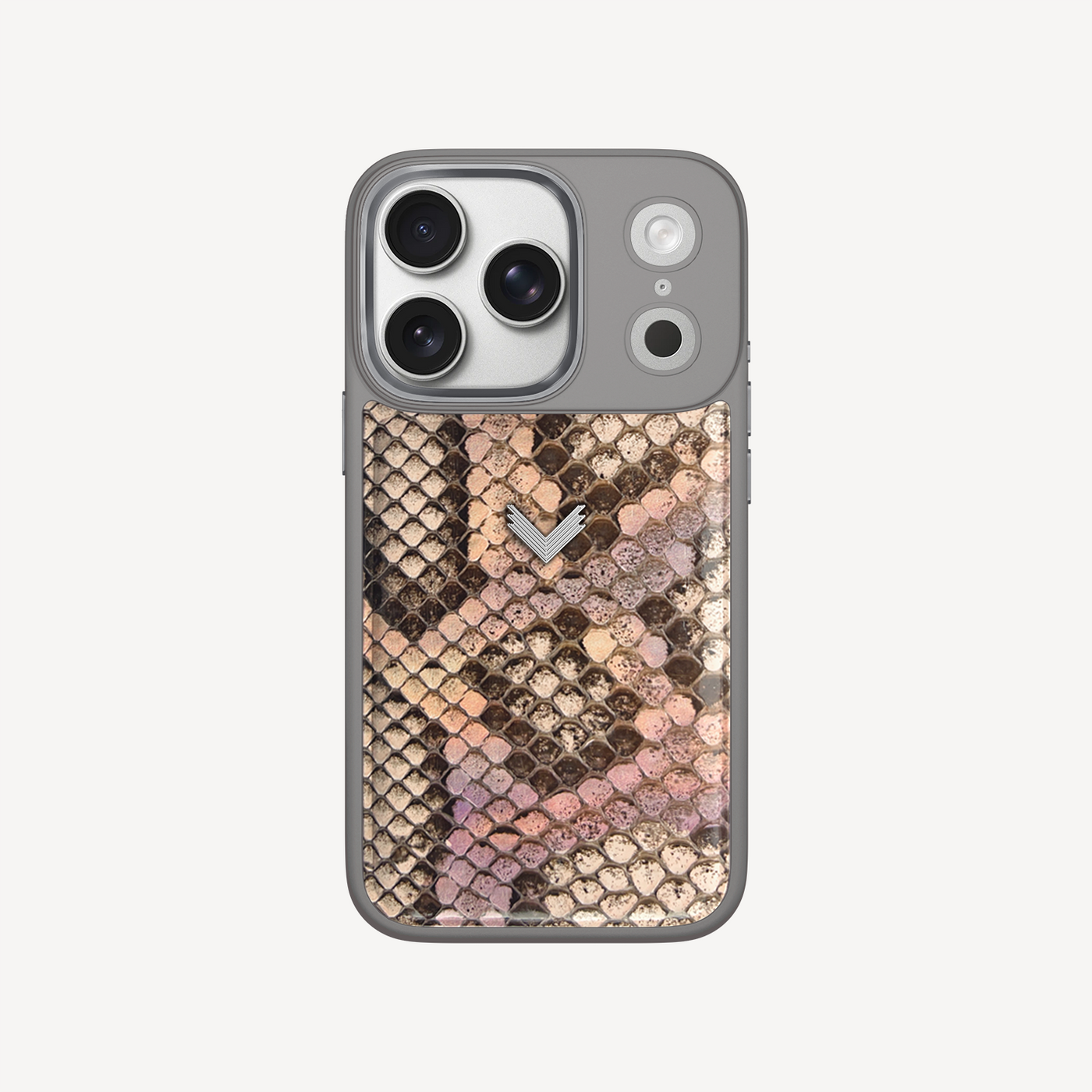 iPhone 17 Pro Phone Case, Python Leather