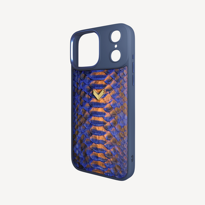 iPhone 17 Pro Max Phone Case, Python Leather