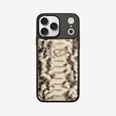 iPhone 17 Pro Max Phone Case, Python Leather