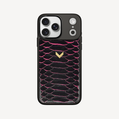 iPhone 17 Pro Max Phone Case, Python Leather