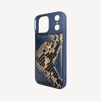 iPhone 17 Pro Max Phone Case, Python Leather