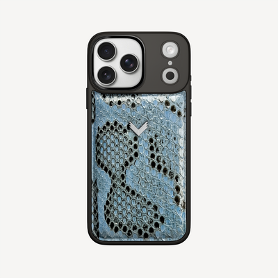 iPhone 17 Pro Max Phone Case, Python Leather