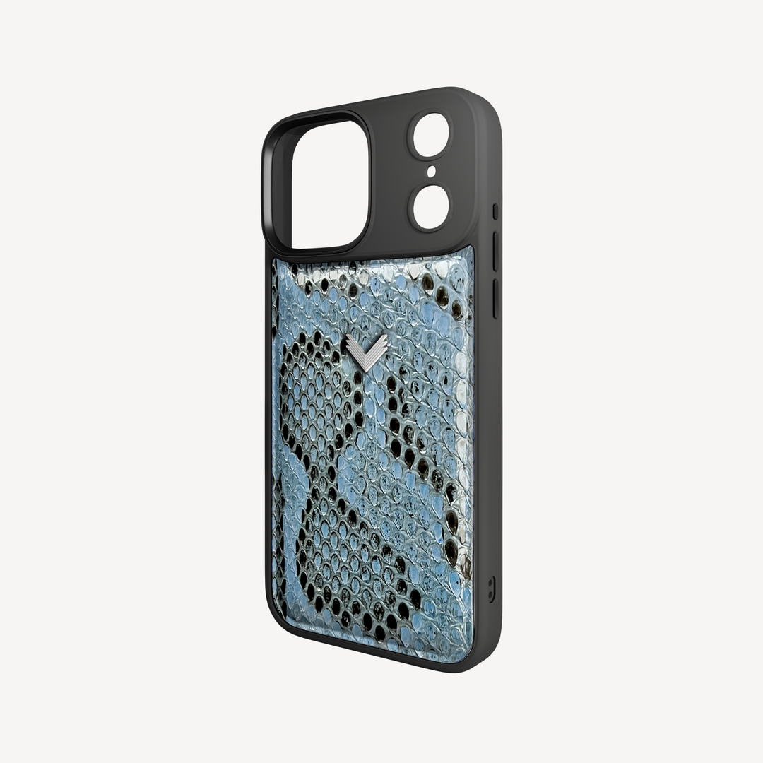 iPhone 17 Pro Max Phone Case, Python Leather