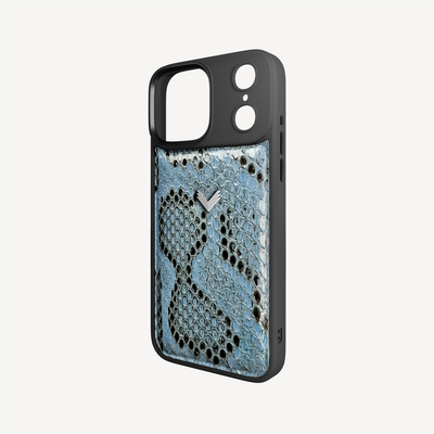 iPhone 17 Pro Max Phone Case, Python Leather