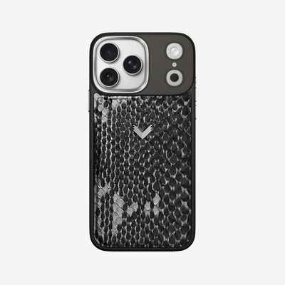 iPhone 17 Pro Max Phone Case, Python Leather