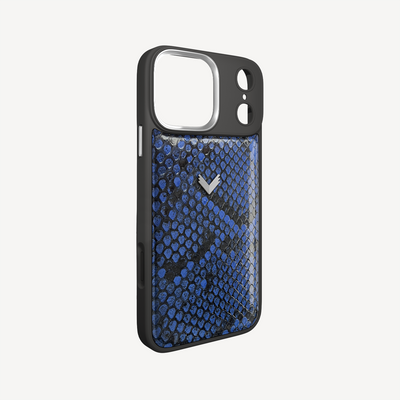 iPhone 17 Pro Max Phone Case, Python Leather