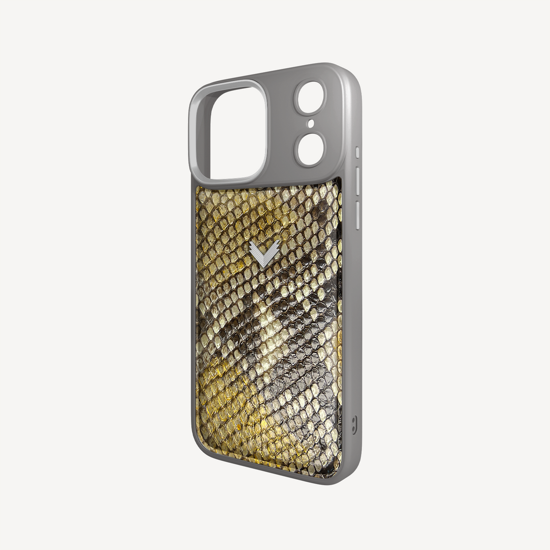 iPhone 18 Pro Max Phone Case, Python Leather