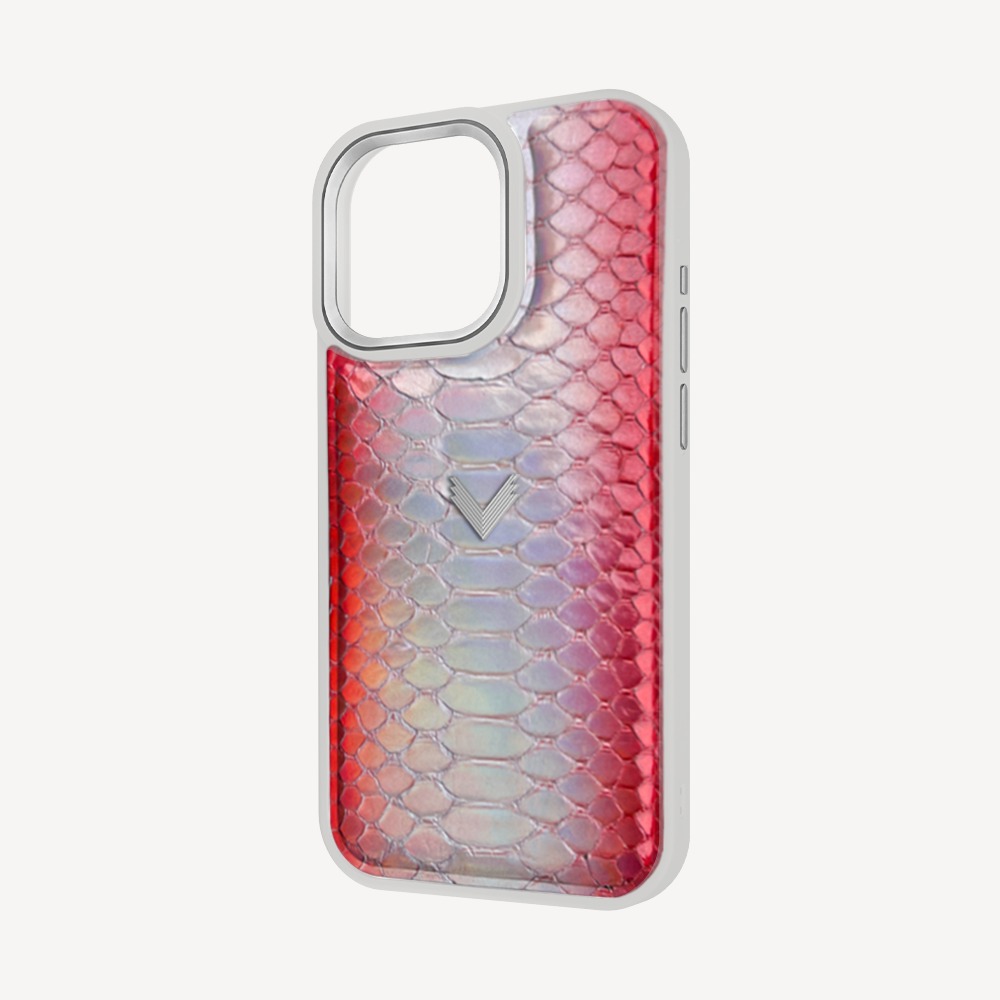 iPhone 15 Pro Max Phone Case, Python Leather