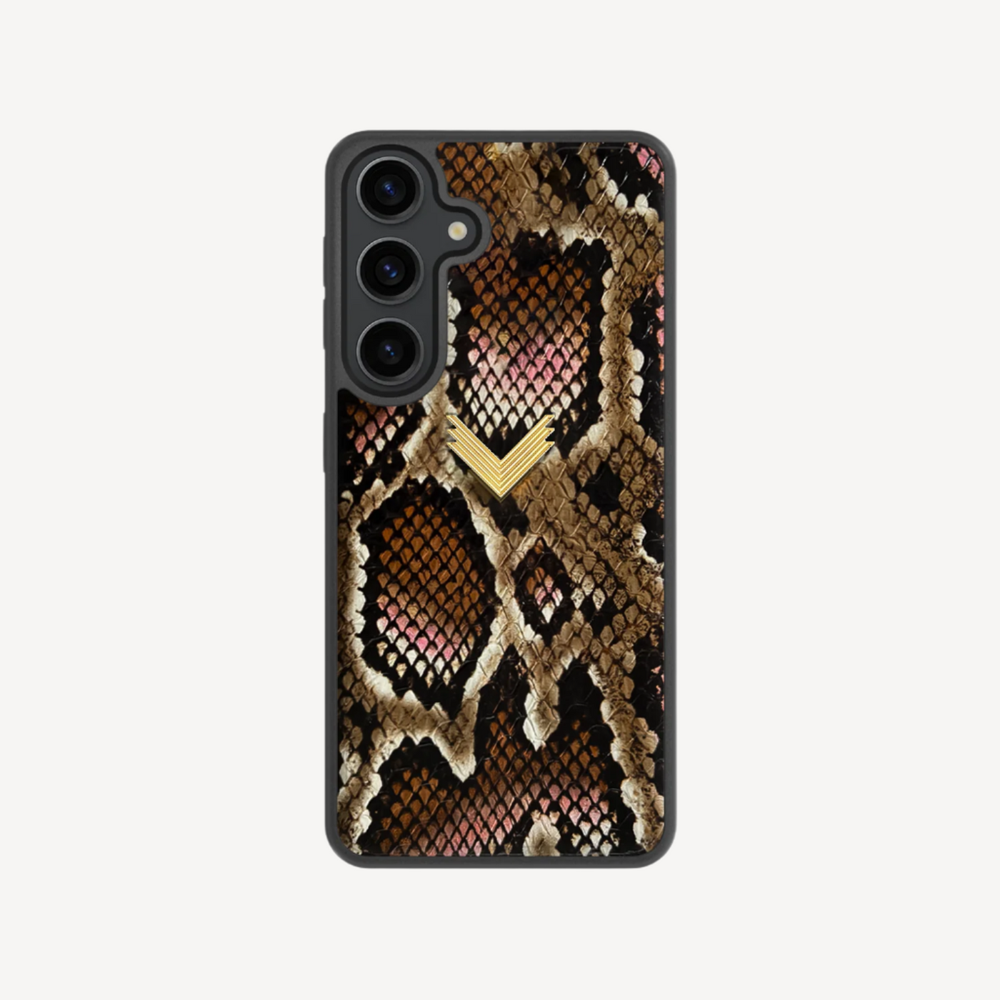Samsung S24 Phone Case, Python Leather