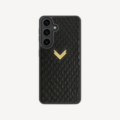 Samsung S24 Plus Phone Case, Python Leather
