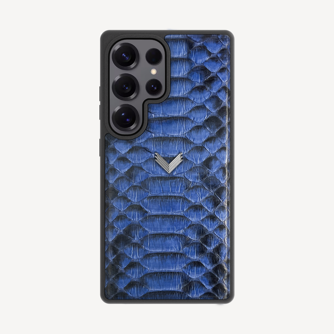 Samsung S25 Ultra Phone Case, Python Leather