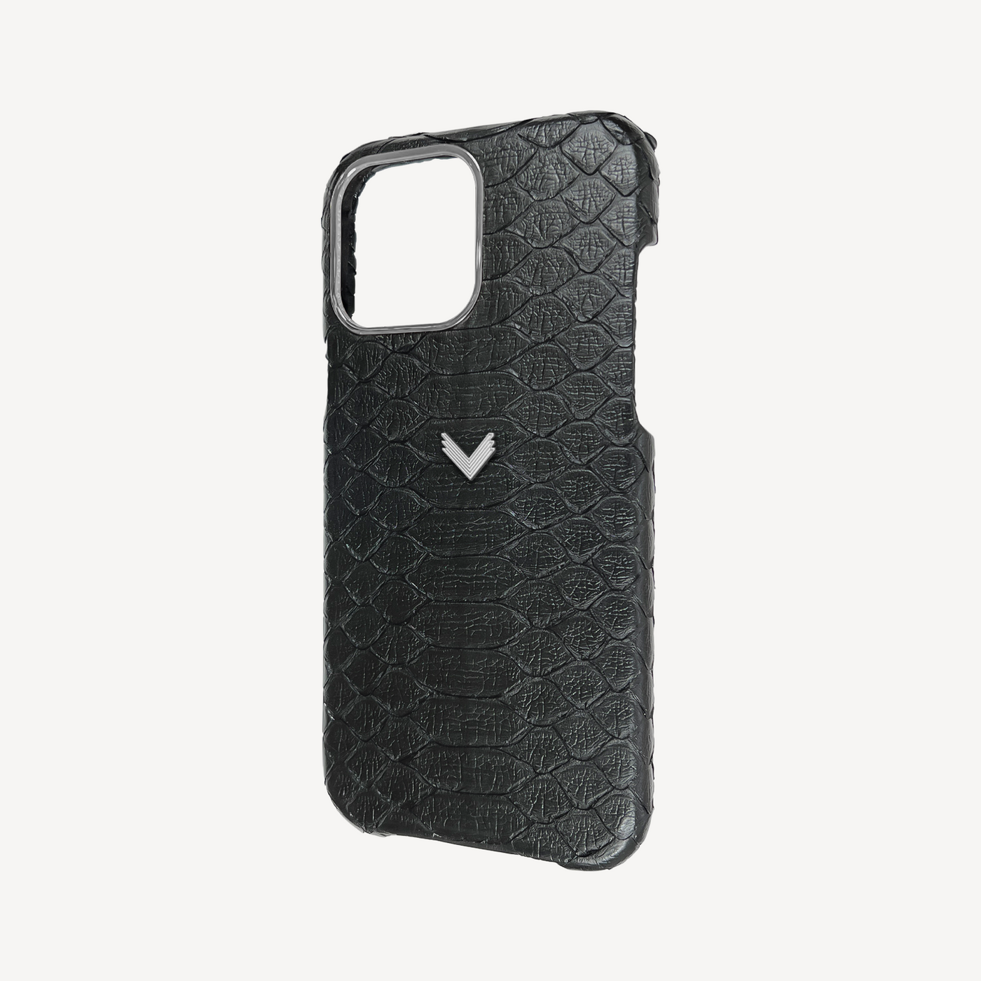 iPhone 15 Pro Max Phone Case, Python Leather